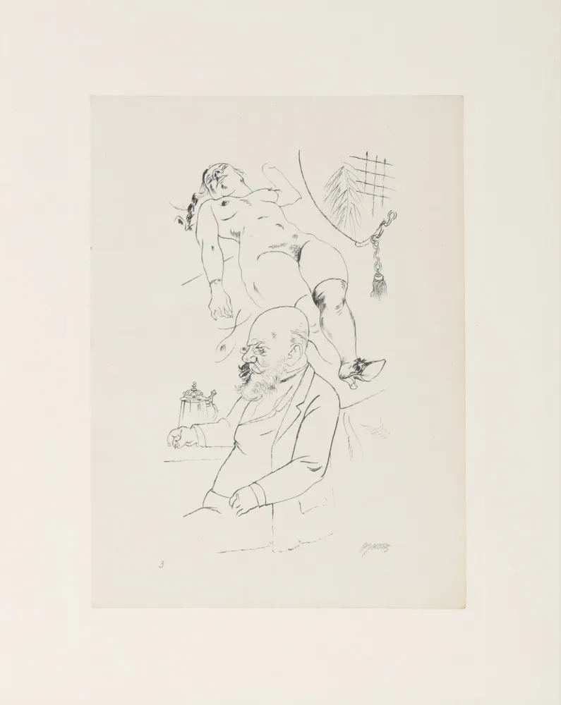 Lithograph Grosz - George Grosz (1893–1959) – Aus der Jugendzeit – Heliogravure on paper – 1922