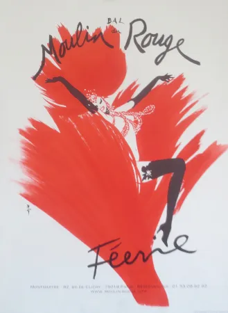 Lithograph Gruau - Féerie