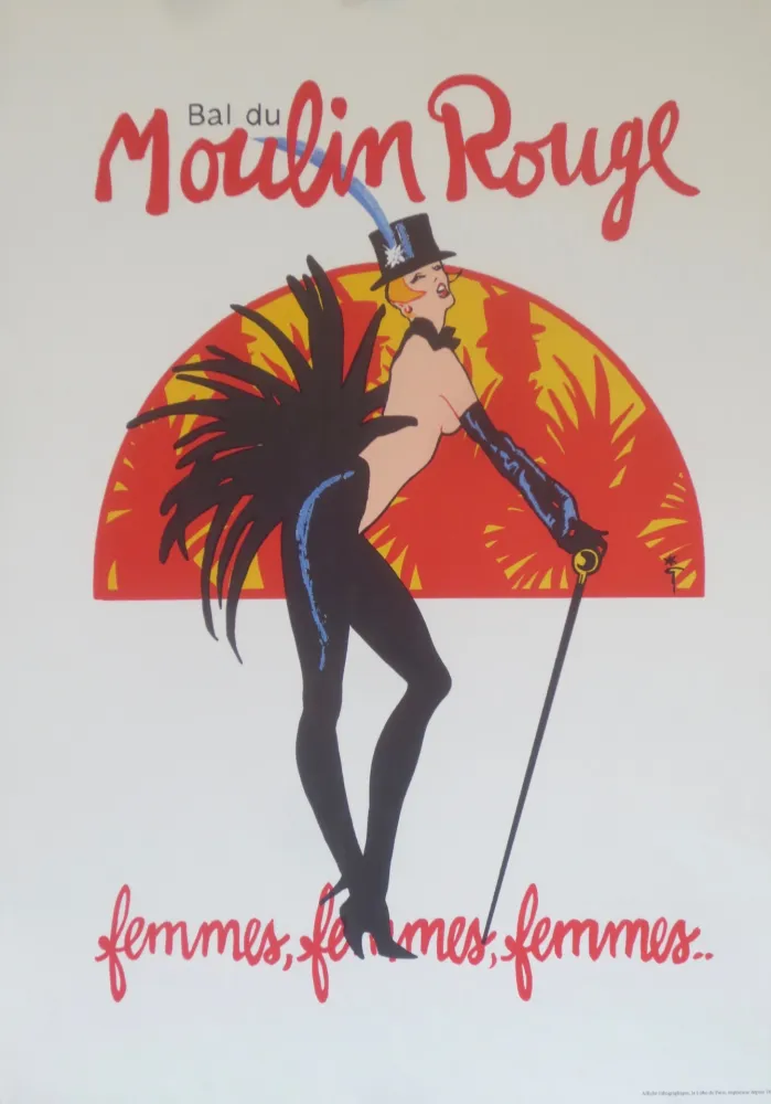 Lithograph Gruau - Femmes,femmes,femmes