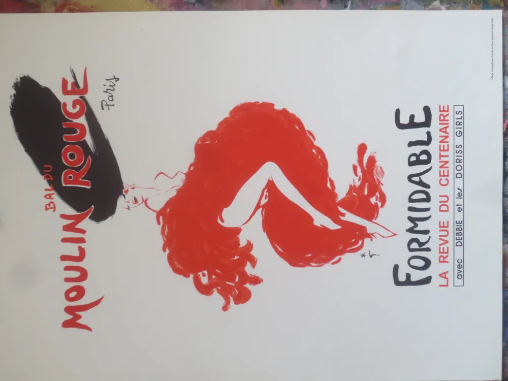 Lithograph Gruau - Formidable