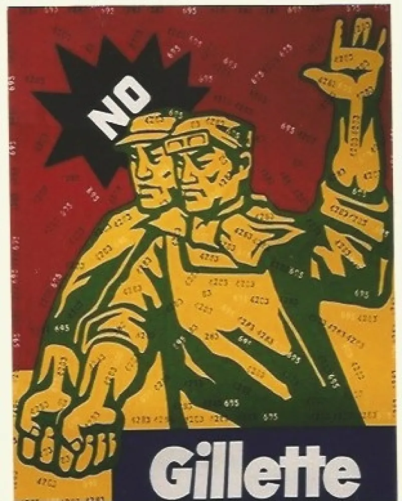 Lithograph Guangyi - Great criticism - Gillete