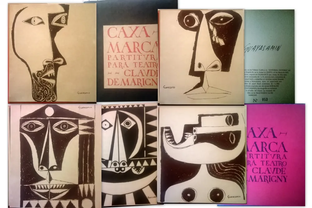 Illustrated Book Guayasamin - Caxa Marca - Partitura para teatro