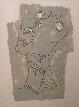 Engraving Guayasamin - El Grito I