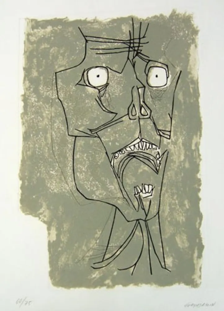 Engraving Guayasamin - EL GRITO II