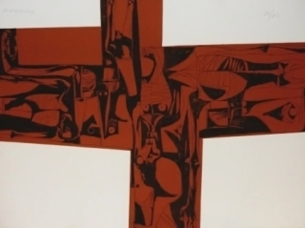 Etching Guayasamin - Lidice 1