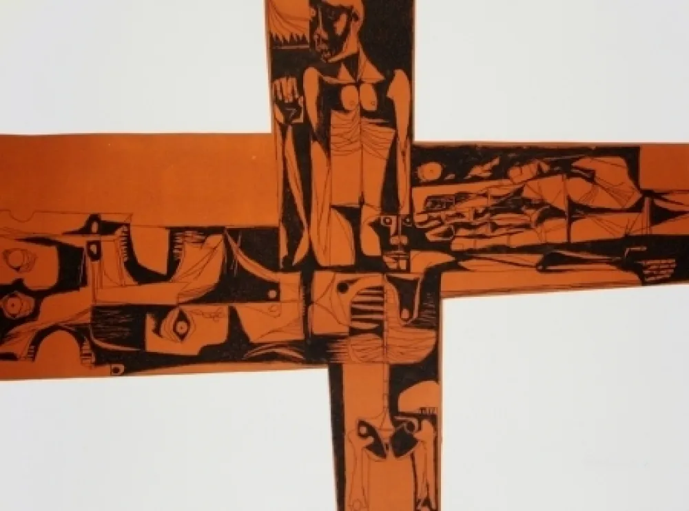 Etching Guayasamin - Lidice 3