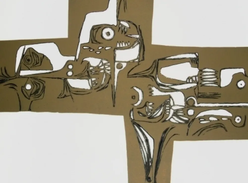 Etching Guayasamin - Milay