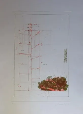 Etching And Aquatint Guccione - Limite di proprietà