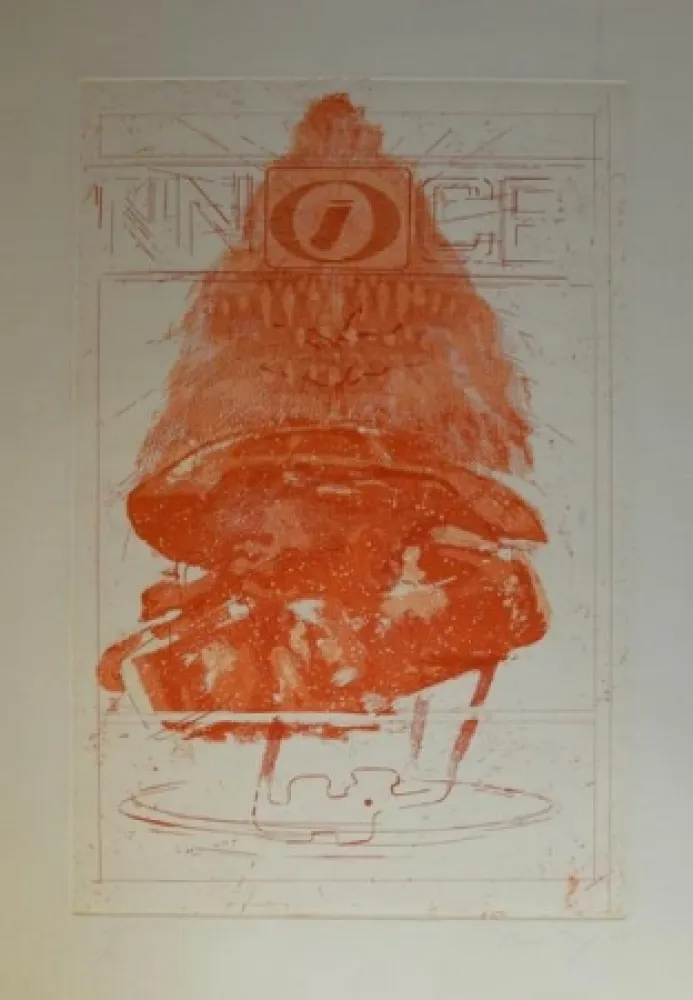 Etching And Aquatint Guccione - Senza titolo