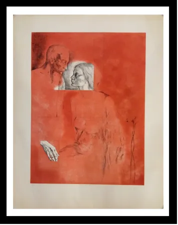 Etching Gudiol - Retrato