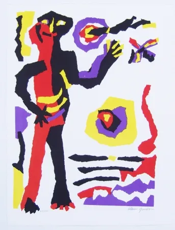 Lithograph Guédon - Soleil 1