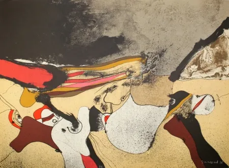 Lithograph Guinovart - Cap a fora