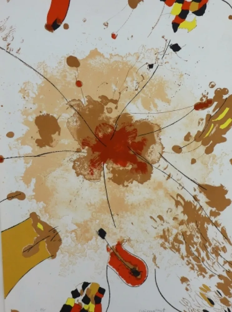 Lithograph Guinovart - Com la roda