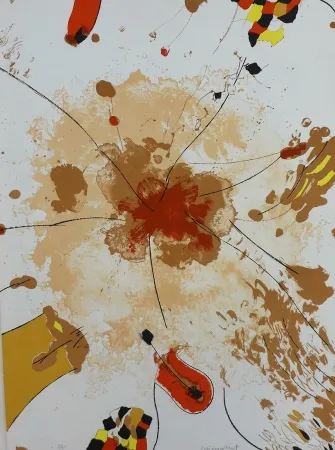 Lithograph Guinovart - Com la roda