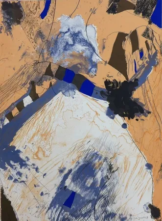 Lithograph Guinovart - Com muntanya