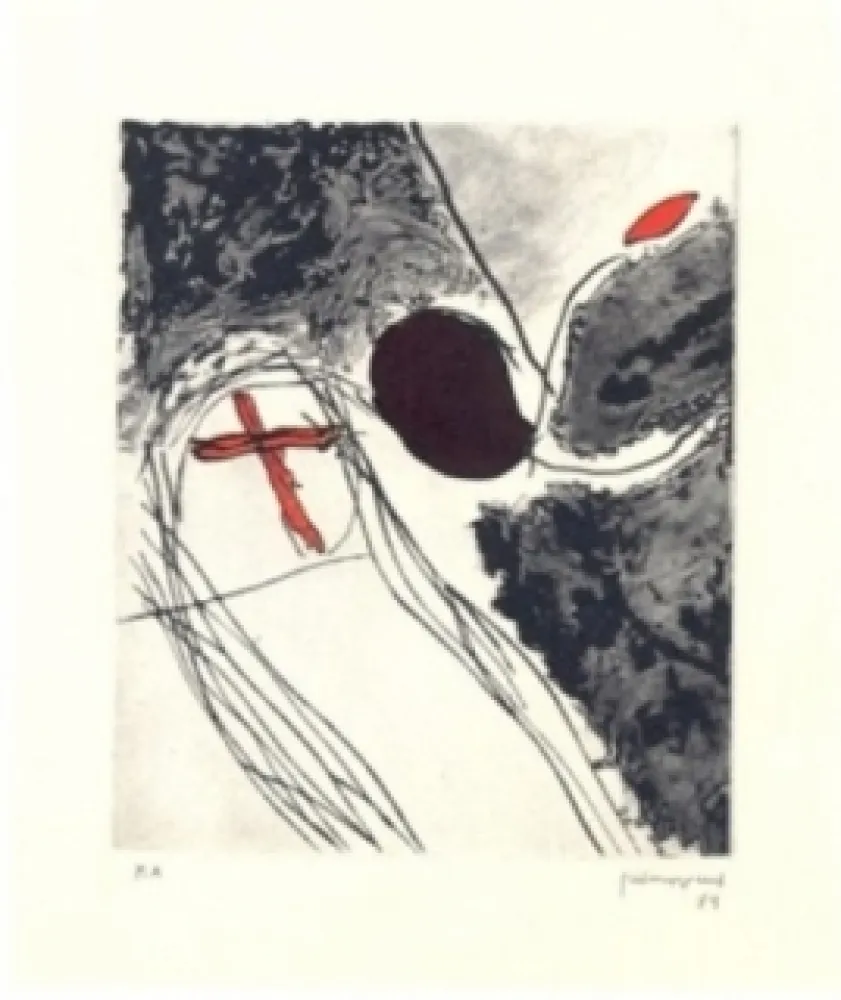 Etching Guinovart - Creu terme