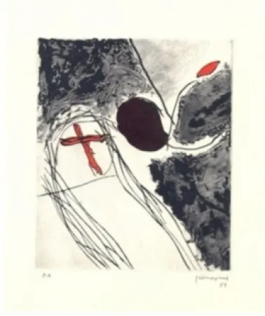 Etching Guinovart - Creu terme