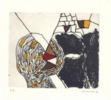 Etching Guinovart - Des de loca-marge