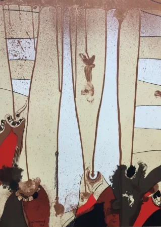 Lithograph Guinovart - FANG 1