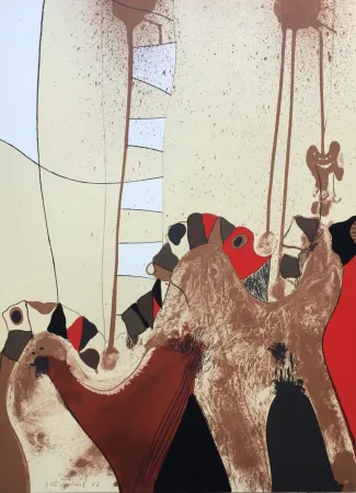 Lithograph Guinovart - FANG 2