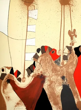 Lithograph Guinovart - Fang 3