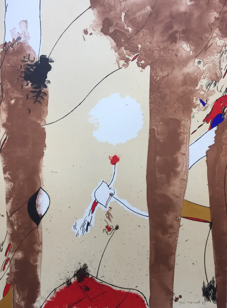 Lithograph Guinovart - FANG 4