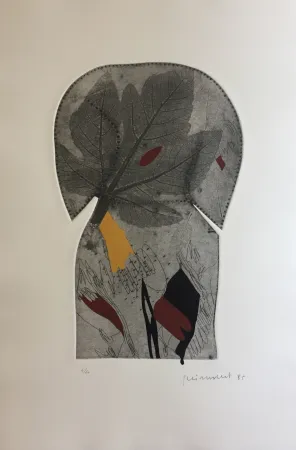 Etching Guinovart - Fulles 4