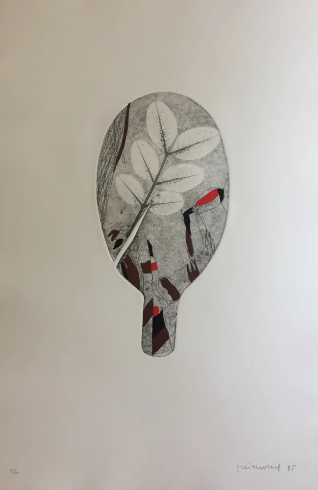 Etching Guinovart - Fulles 8