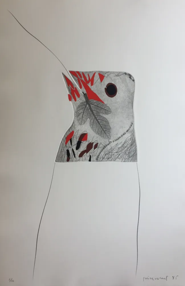 Etching Guinovart - Fulles 9