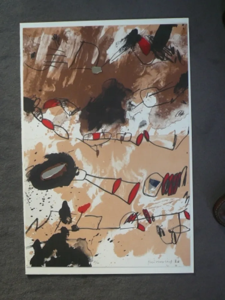 Lithograph Guinovart - Galerie Joan Prats