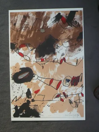 Lithograph Guinovart - Galerie Joan Prats