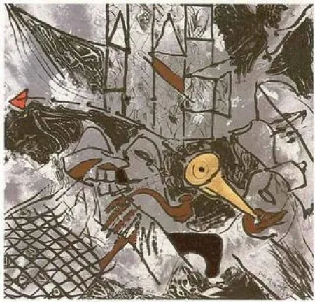 Etching Guinovart - Garcia Lorca 2