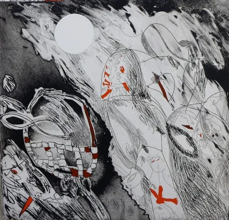 Etching Guinovart - Garcia Lorca 4