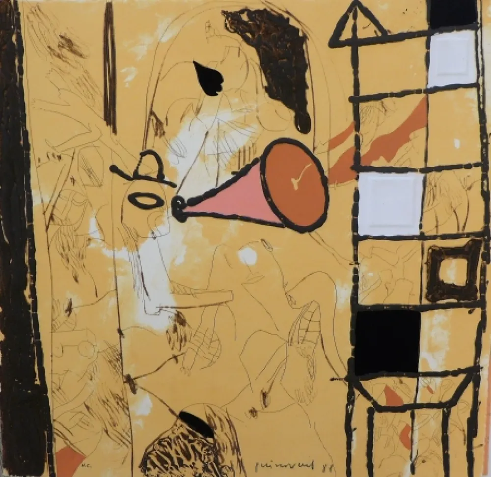 Etching Guinovart - Garcia Lorca 9