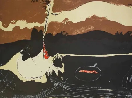 Lithograph Guinovart - Gui 5