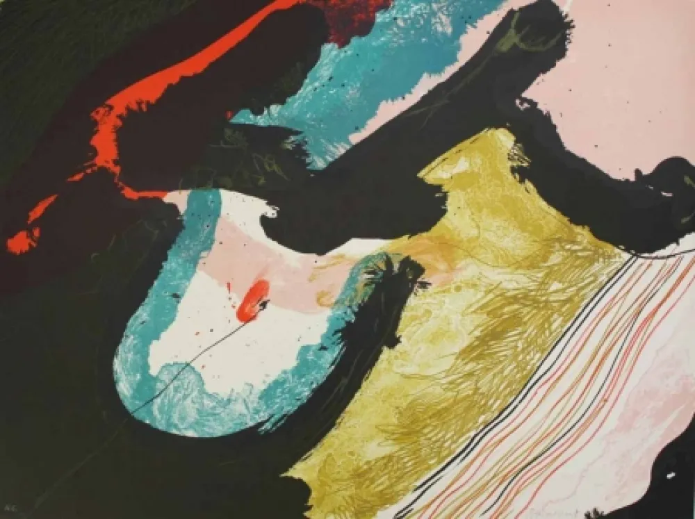 Lithograph Guinovart - Homenatge a Joan Prats II