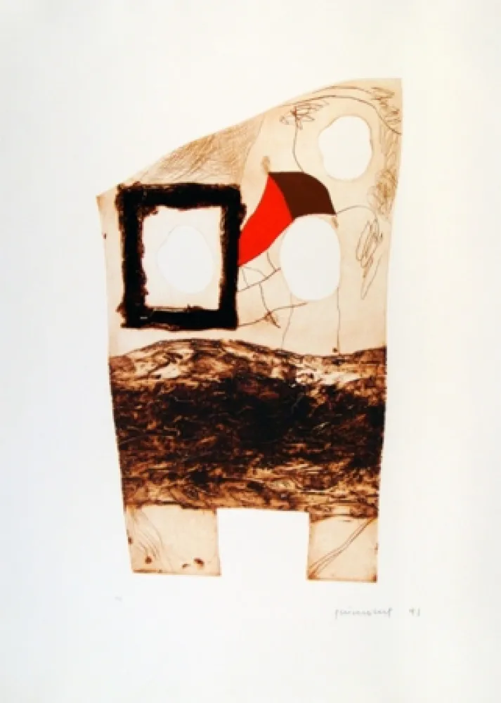 Engraving Guinovart - Imatges i Terra IV