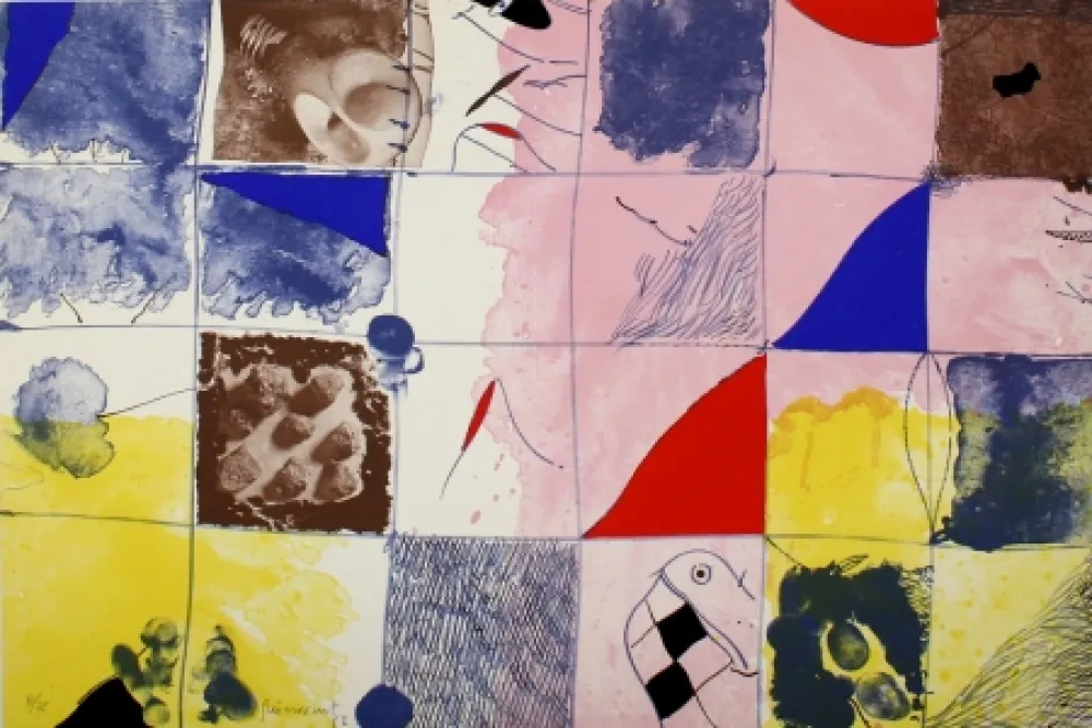 Lithograph Guinovart - Joc a terra