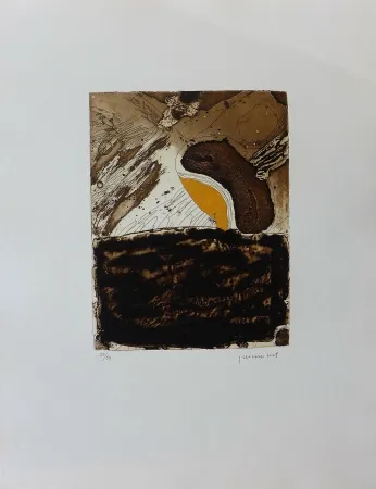 Etching Guinovart - L ultime ocre