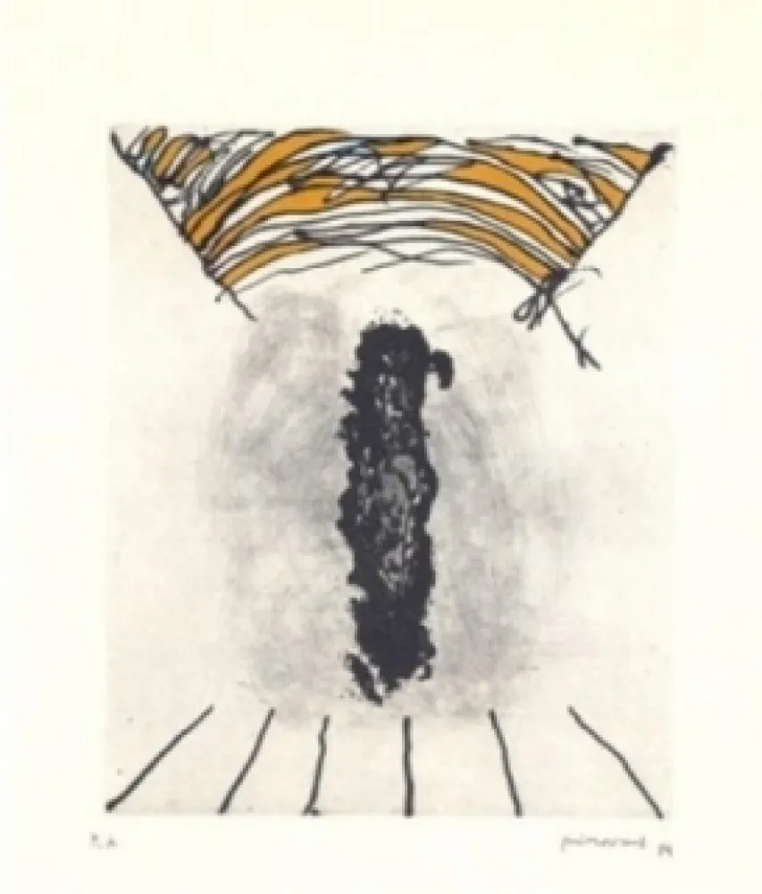 Etching Guinovart - La cara fosca