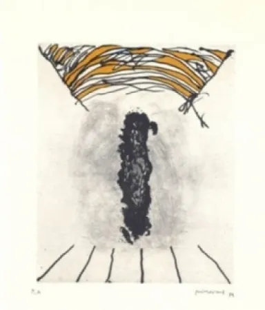 Etching Guinovart - La cara fosca