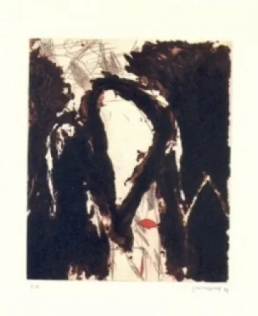 Etching Guinovart - La nit