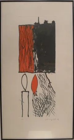 Engraving Guinovart - L'espelma