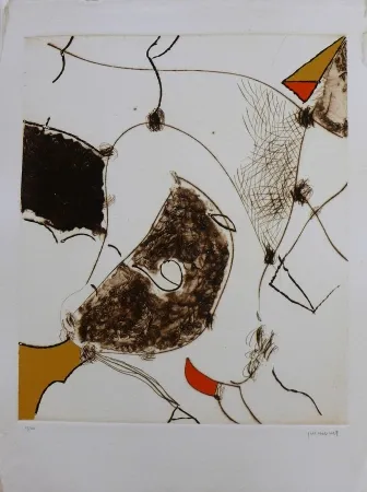 Etching Guinovart - Llaurat 1