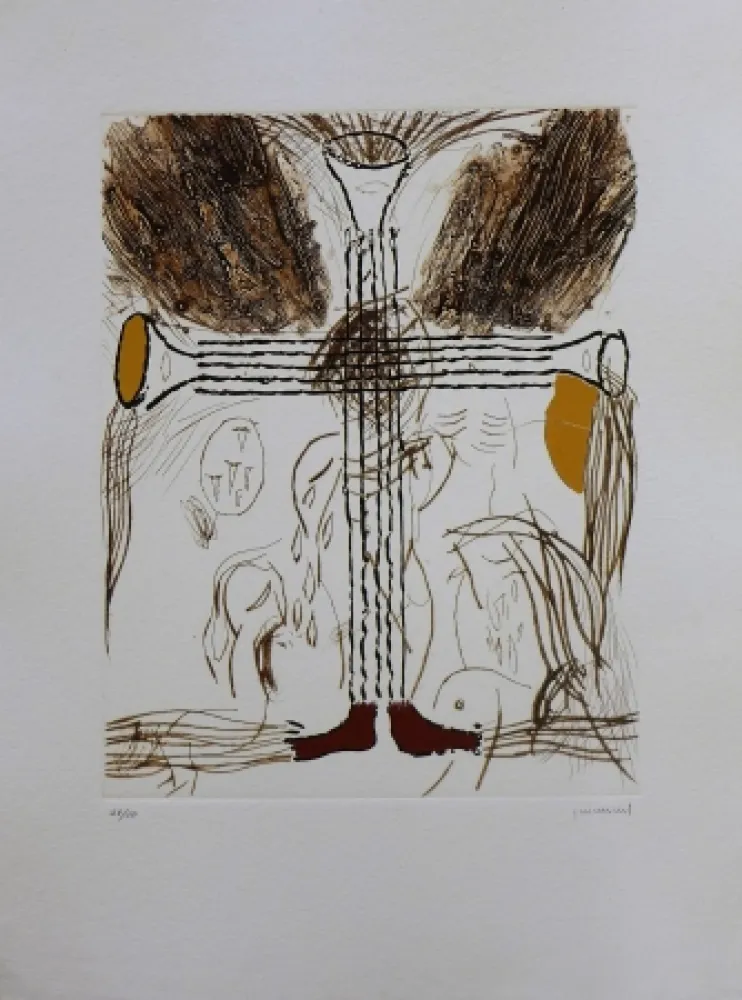 Etching Guinovart - Llaurat 3