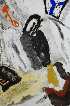 Etching Guinovart - M'agafa la Terra 