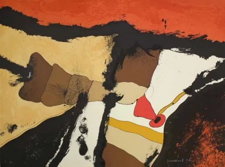 Lithograph Guinovart - Pedres articulades