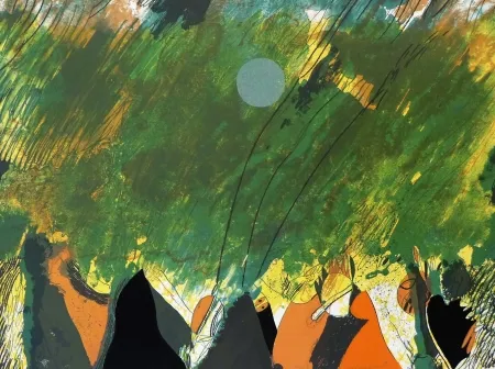 Lithograph Guinovart - Petit cercle