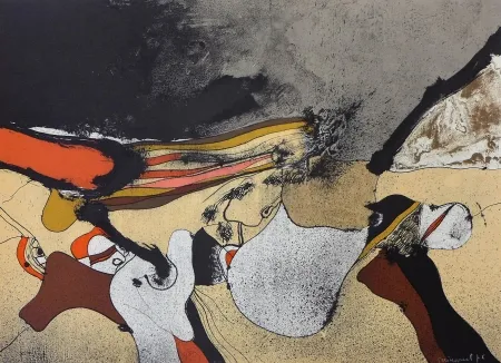 Lithograph Guinovart - Sans titre 1