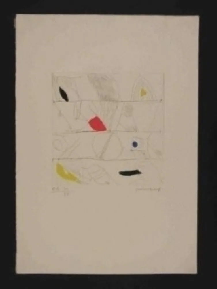 Etching Guinovart - Sans titre